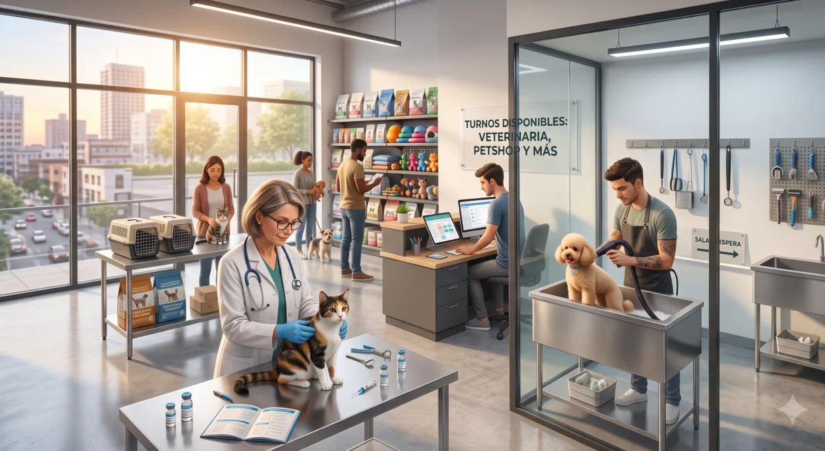Turnos en veterinarias y petshops: baño, vacunas y más (próximamente)